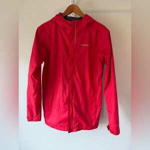 Columbia Red Kids' Hooded Raincoat